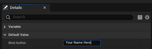Mod Author
